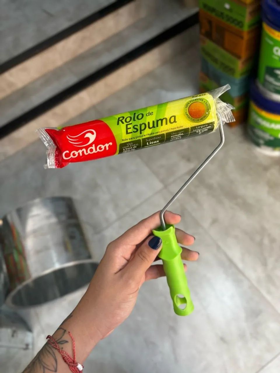 ROLO PARA PINTURA DE ESPUMA CONDOR 15CM 6''