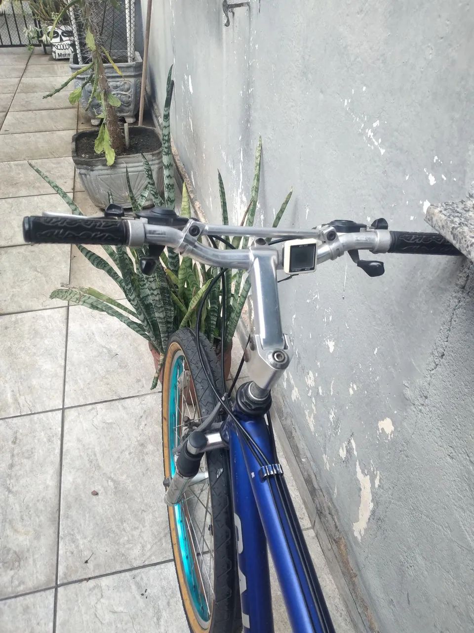 Bicicleta Caloi Aluminum Azul - Marchas - Foto 4