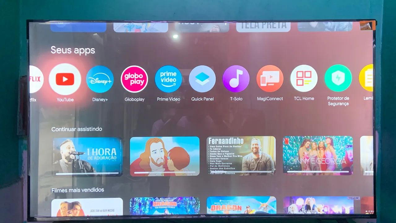 TV SMART TCL 50 POLEGADAS 4K BORDA INFINITA NO PLÁSTICO  - Foto 2