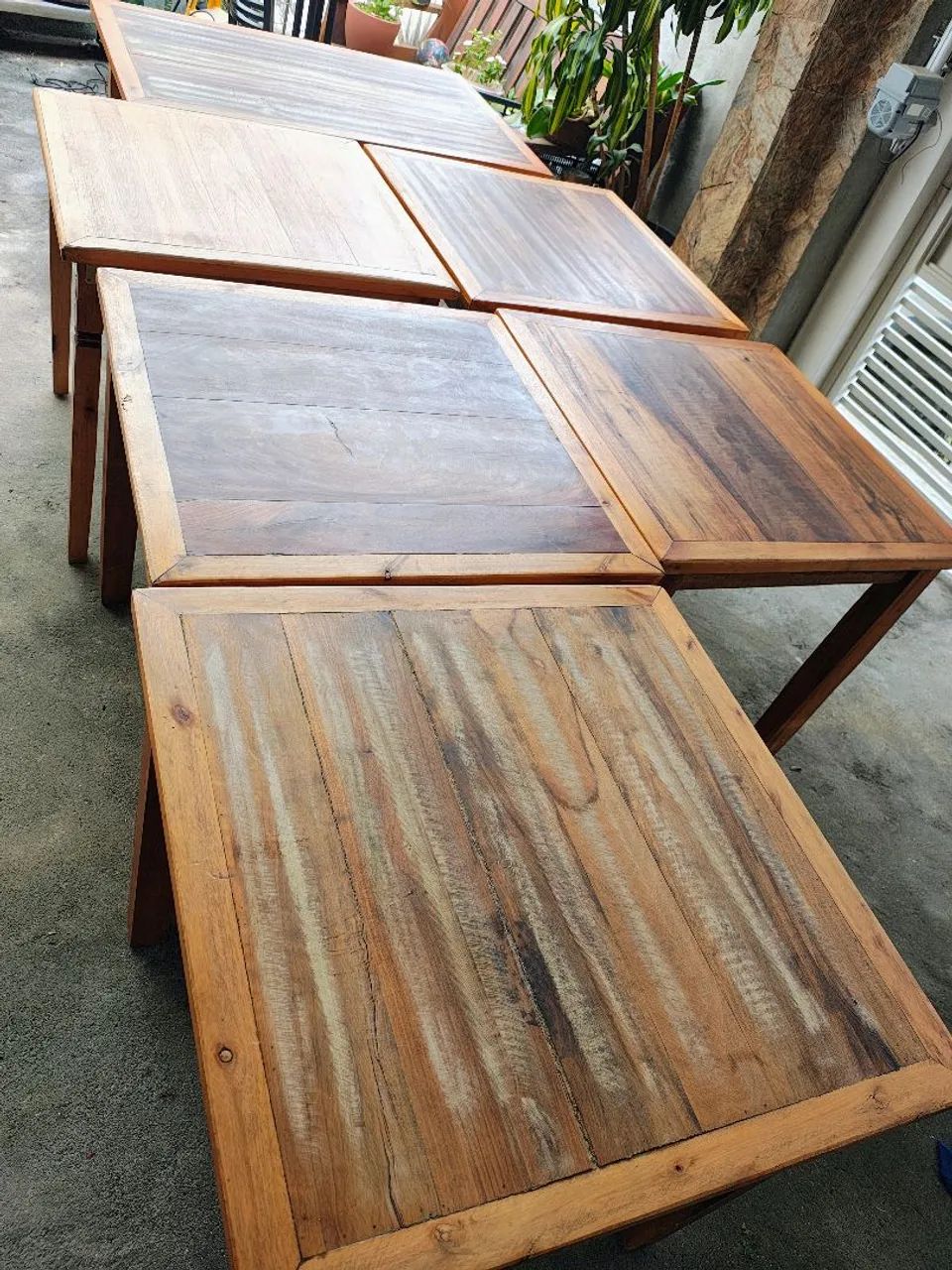 Lote Mesa de Jantar em Madeira Maciça - Foto 3