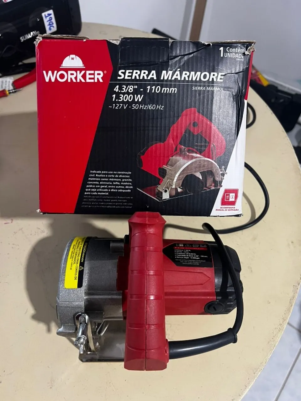 Serra Mármore Worker 110 mm 1.300 W