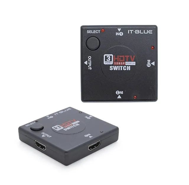 Hub Switch Hdmi 3 Portas  1080P It-Blue - Foto 2