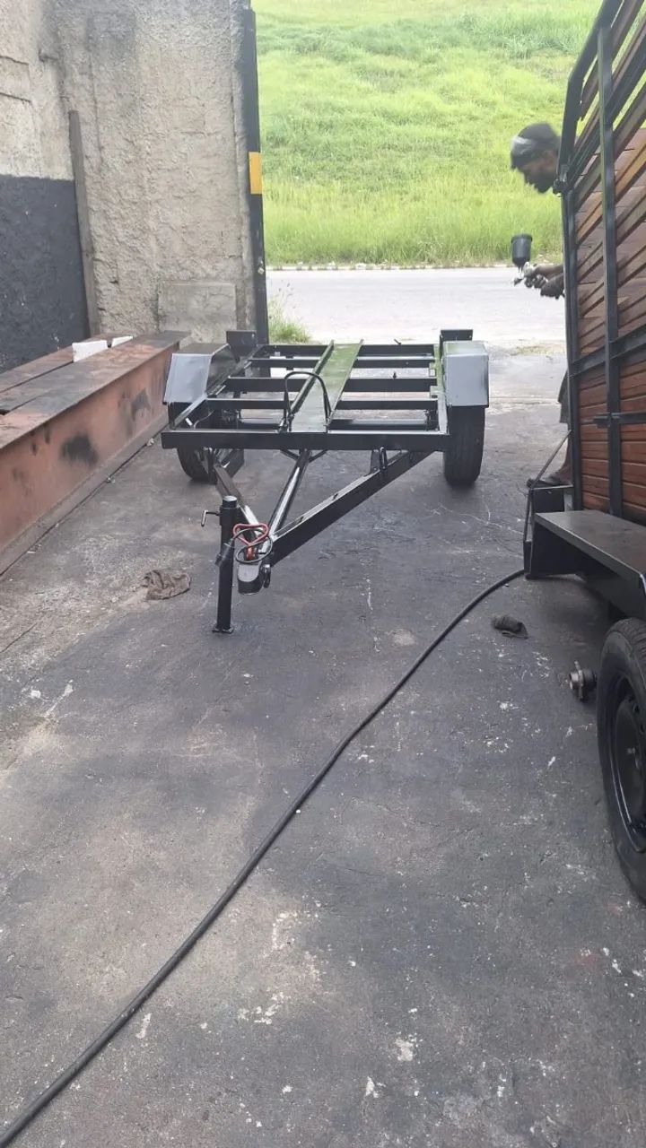 Reboque para transporte de motos - Novo! doc ok - Foto 4