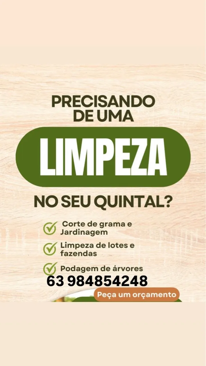 Serviço de limpeza