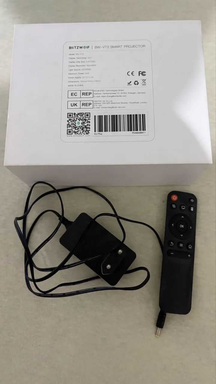 BW-VT2 Mini WIFI Projector, bluetooth Home Theater - Foto 2