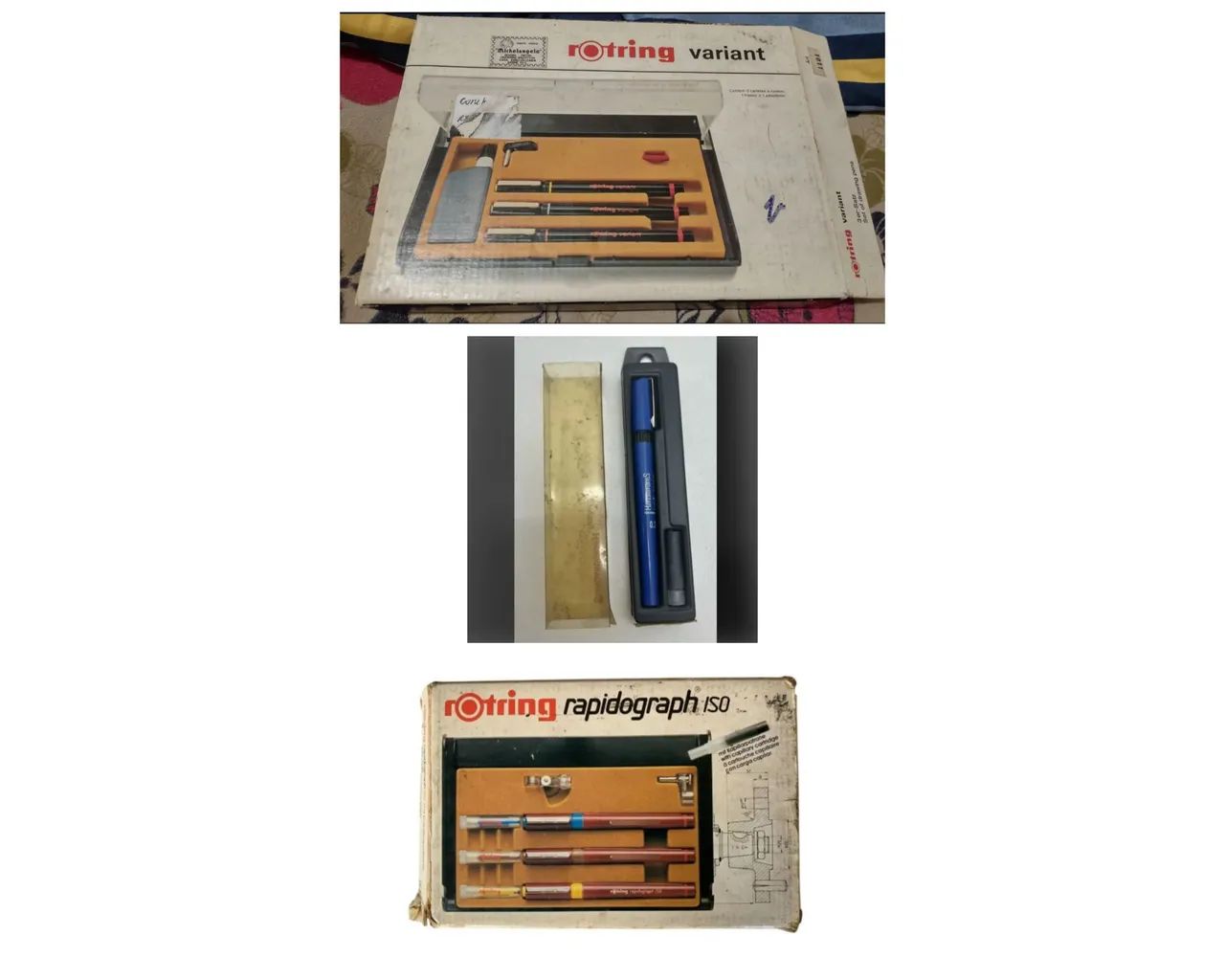 Kit Nanquim Rotring e Standardgraph 