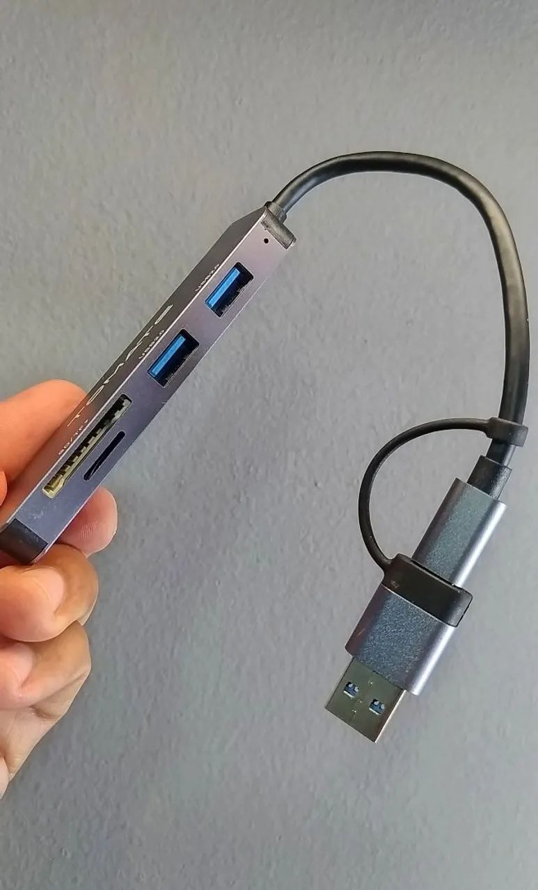 Hub 3.0  tipo C USB  5 em 2 - Foto 3