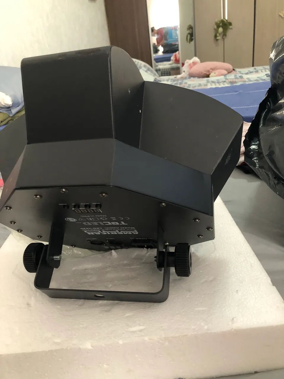 2unidades Projetor de iluminação DMX LED MOTOR ROCKET CROSS - Foto 3