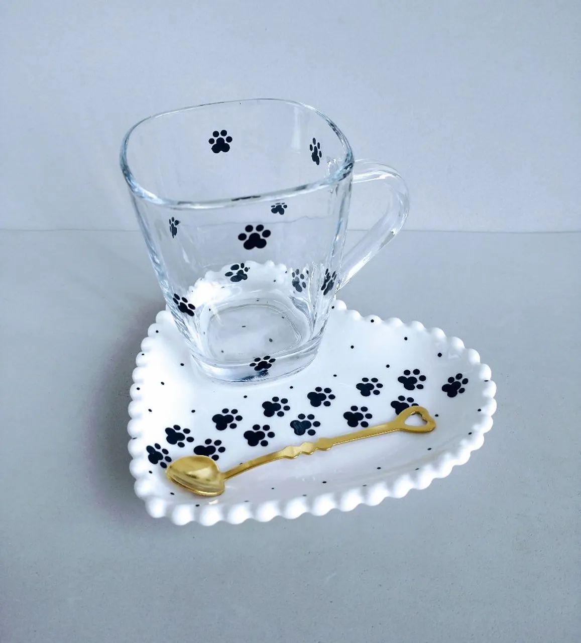 Caneca e Pires Patinhas