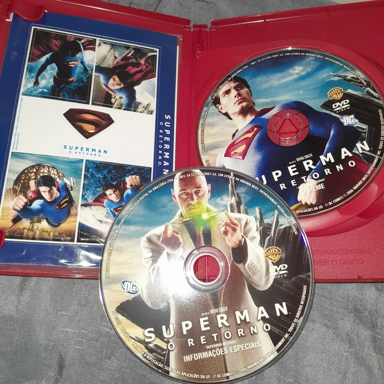 Dvd superman o filme,2 e o retorno - Foto 3