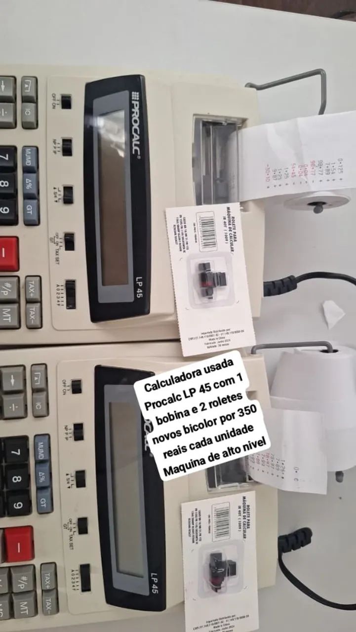 Calculadora Caixa Registradora Procalc LP 45 preço da unidade  - Foto 3