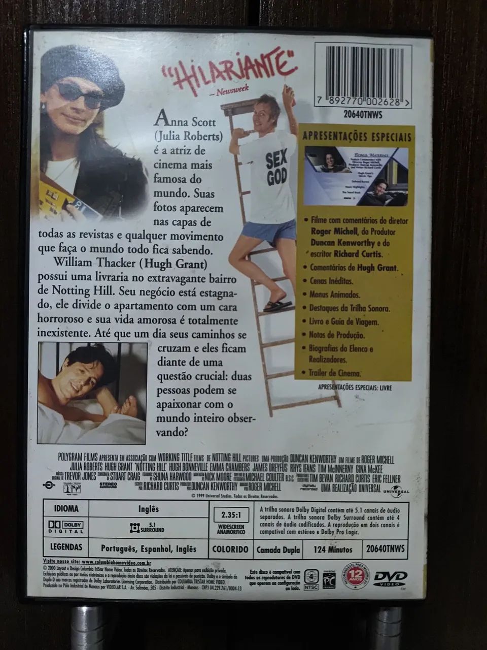 DVD Notting Hill - Edição de Colecionador - Foto 2