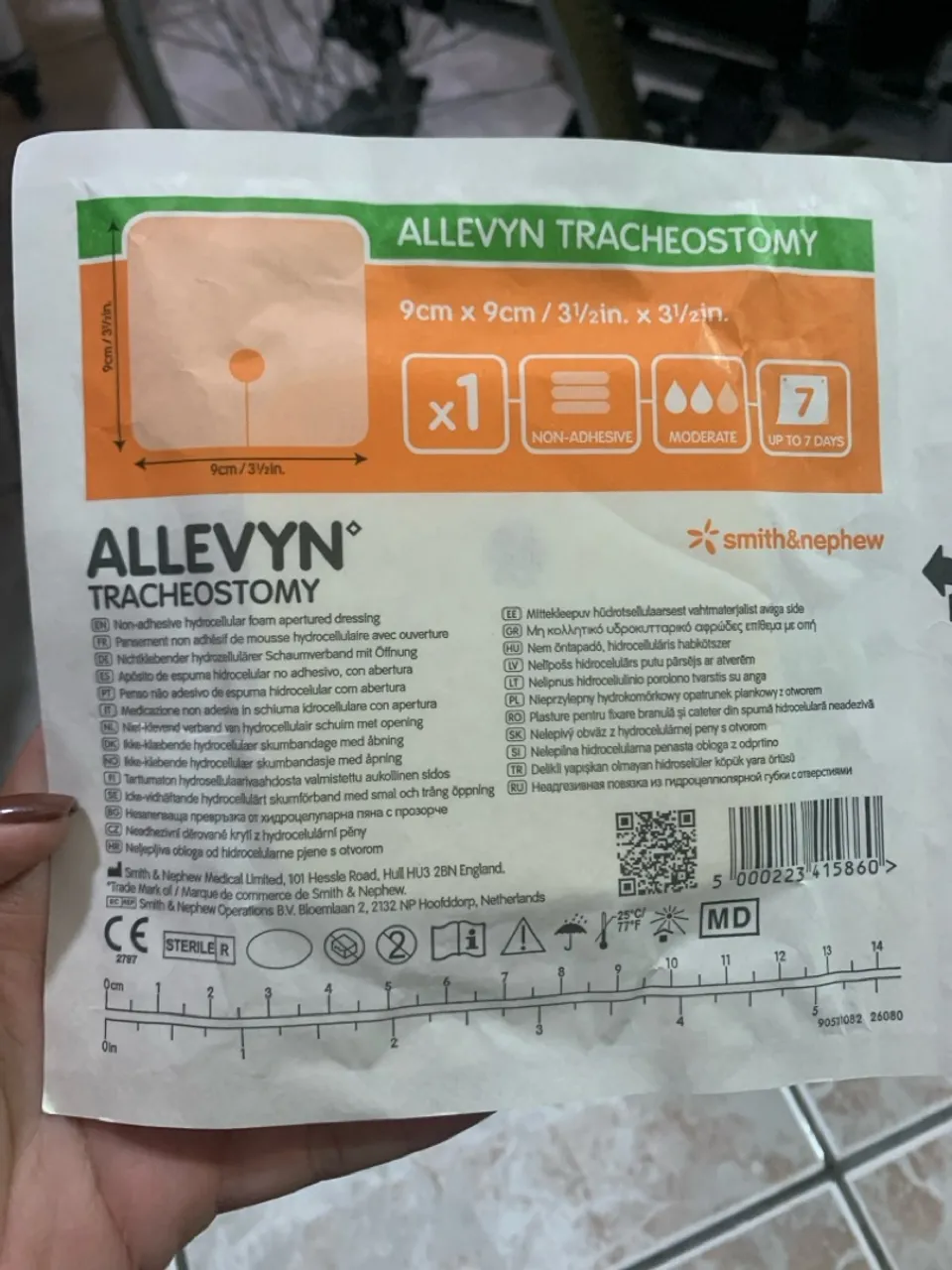 Curativo para Traqueostomia ALLEVYN