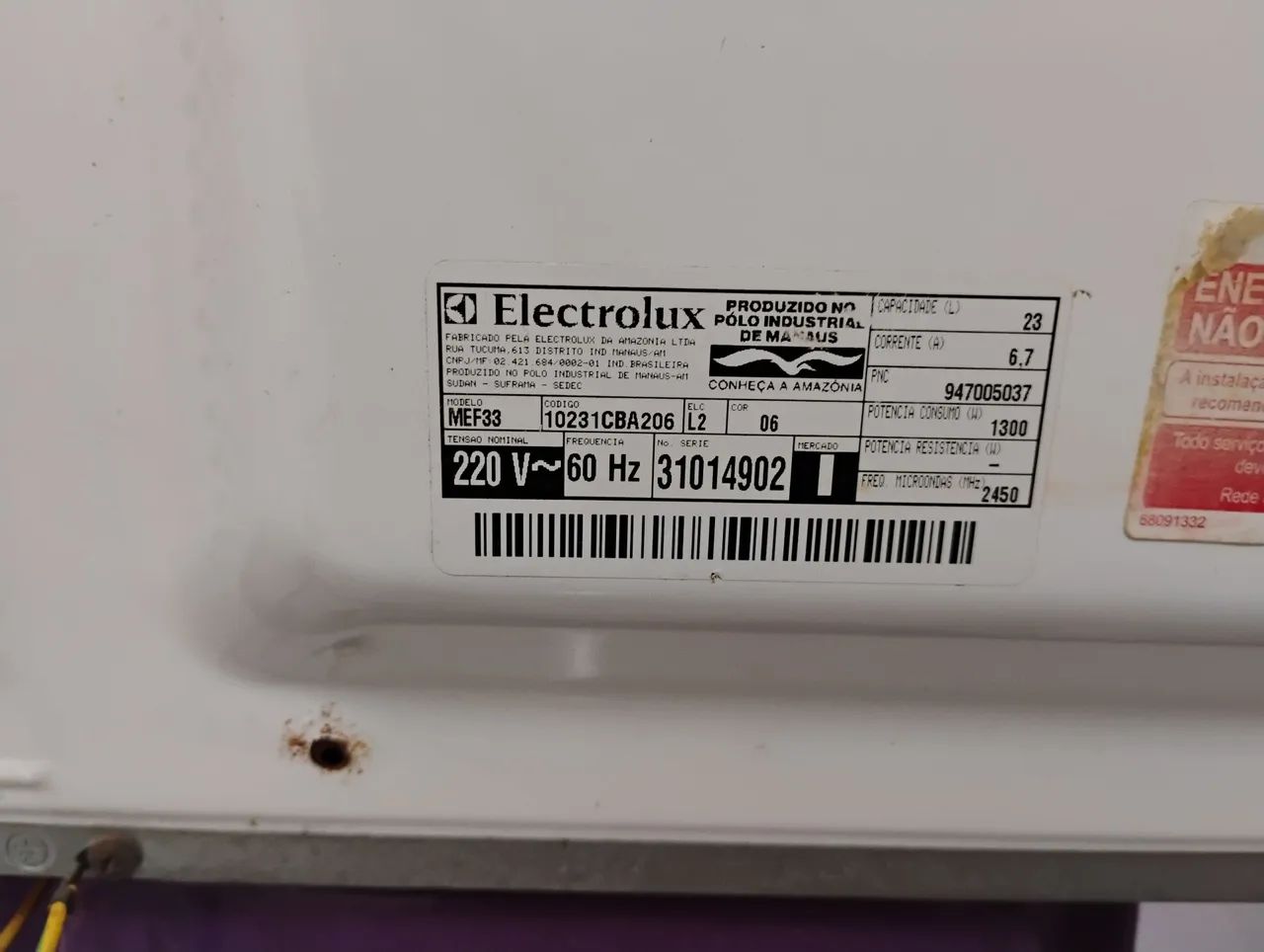 Microondas Eletrolux grande  - Foto 4