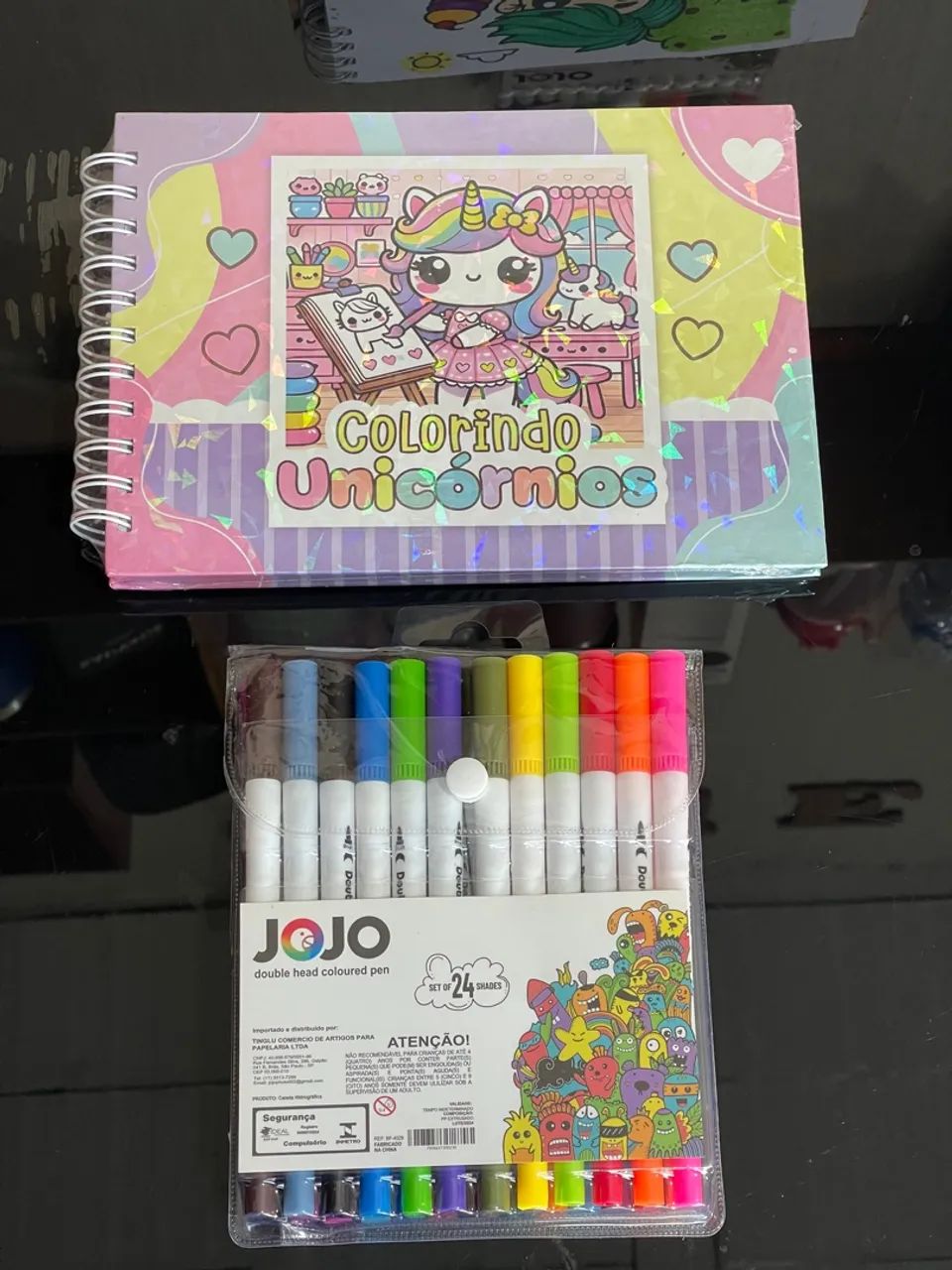 Kit Boobie Goods livro colorir + 24 Canetinhas 2 pontas  - Foto 4
