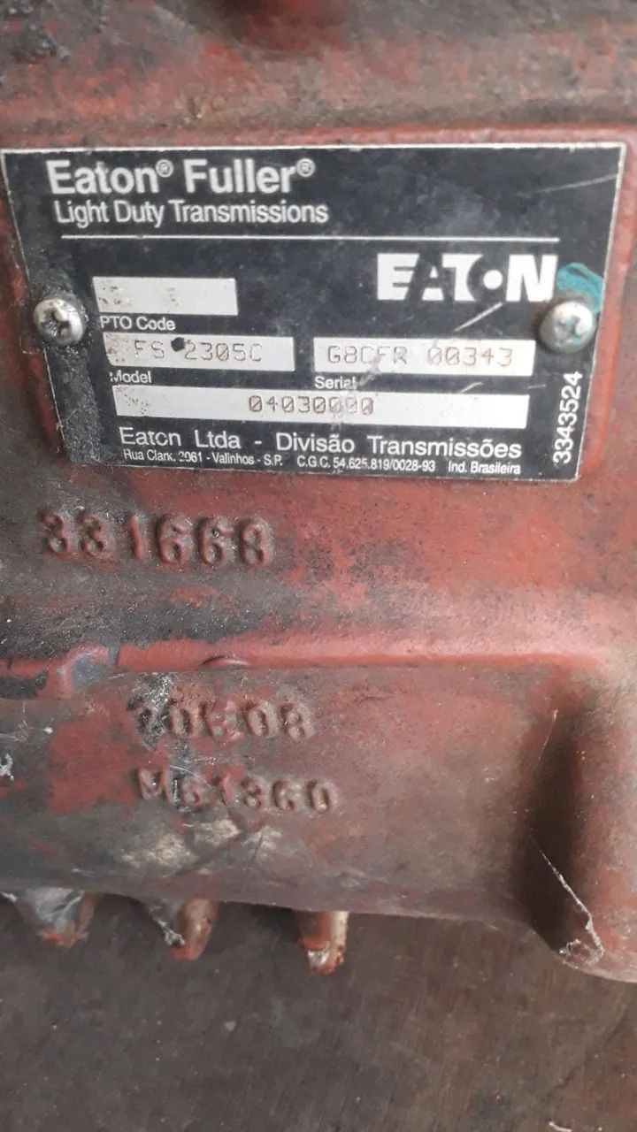 Câmbio de caminhão 3/4