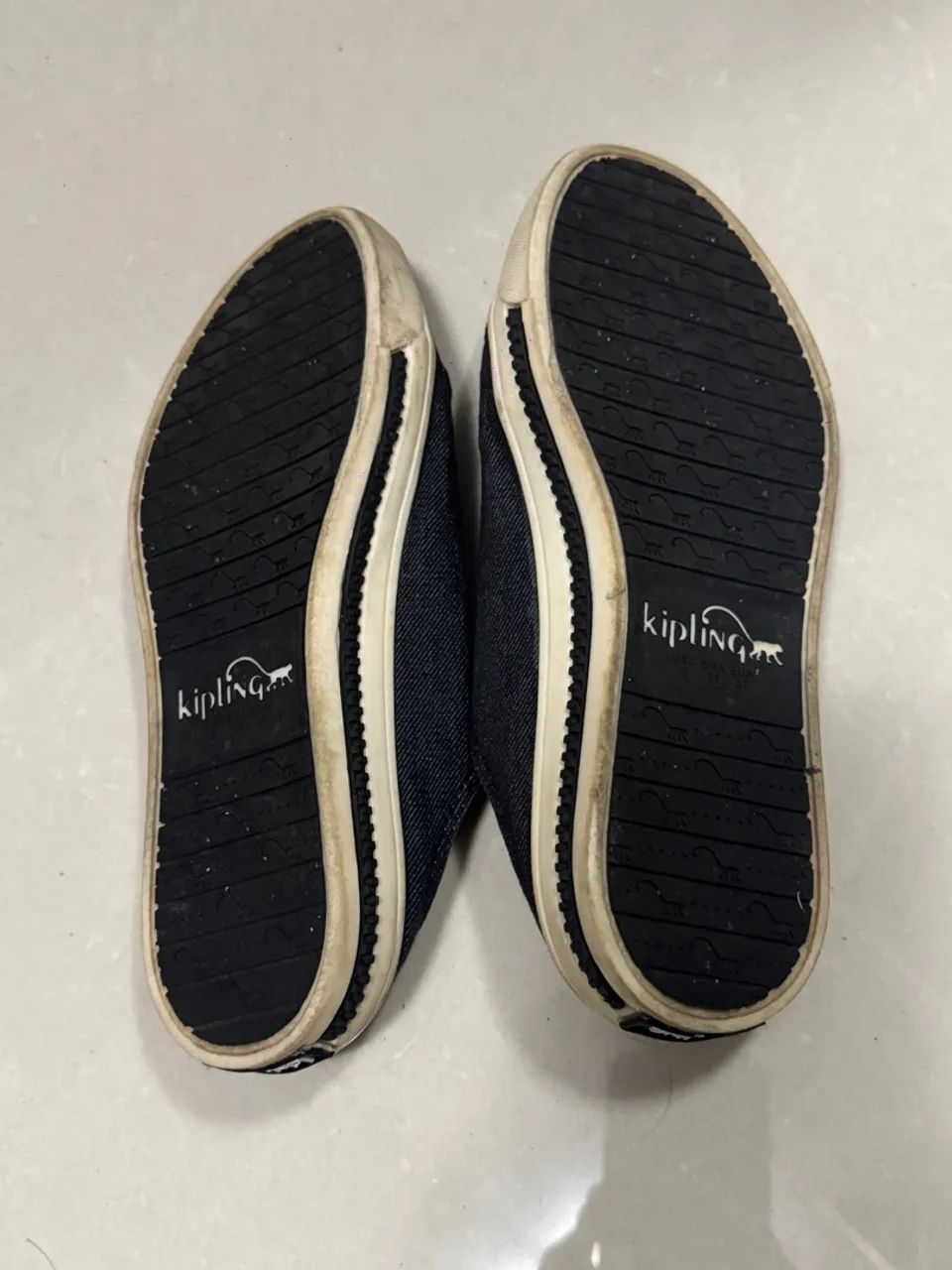 Par de tênis Kipling azul jeans - Foto 2