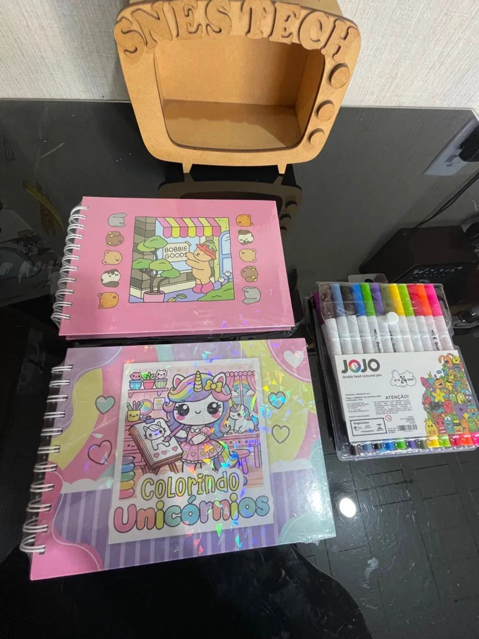 Kit Boobie Goods livro colorir + 24 Canetinhas 2 pontas  - Foto 3