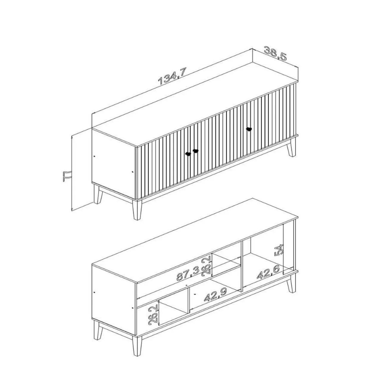 Buffet / Aparador com Design Moderno - Foto 4