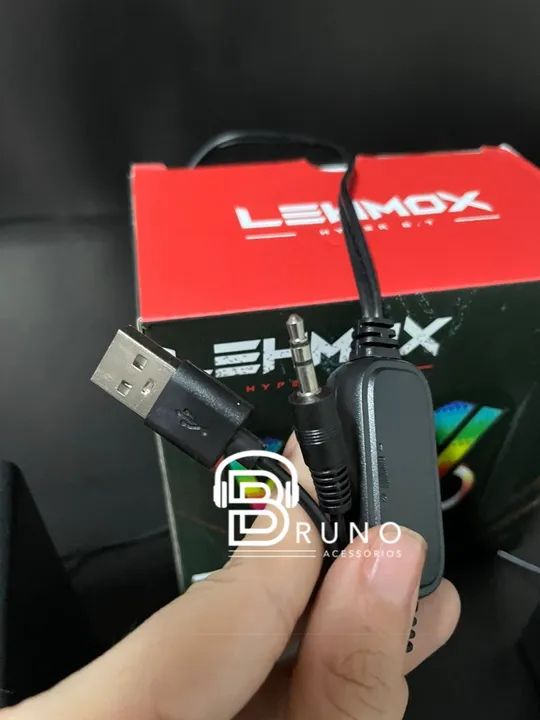 Caixas de Som 2.1 Lehmox com LED RGB - Som de Alta Qualidade - Foto 4