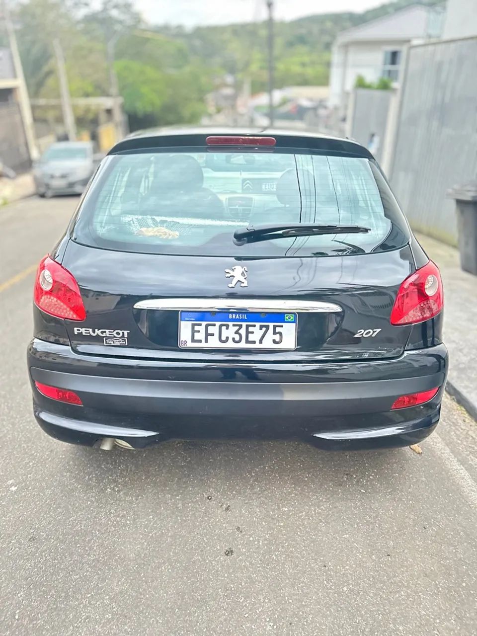 Peugeot 207 HB XR 1.4 - 2009 - Preto - Flex - Foto 5