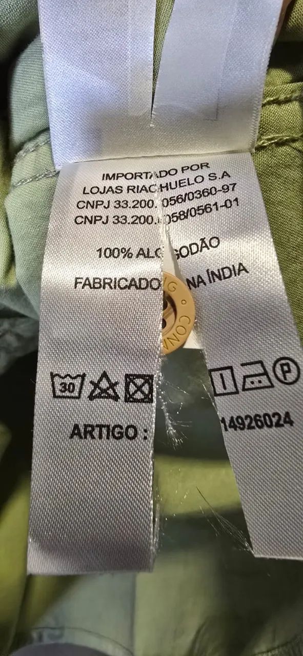 Camisa verde nova tam 14 - Foto 6