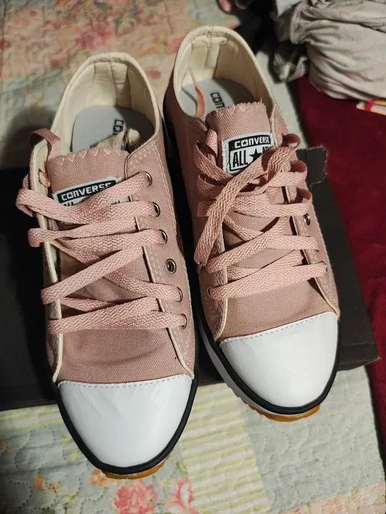 Tênis ALL star converse run star rose 39