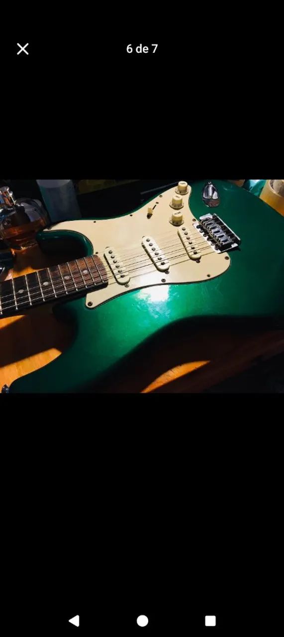 GUITARRA MEMPHIS STRATOCASTER TIMBRE INCRÍVEL  - Foto 3
