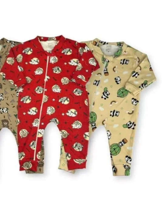 Kit 6 Macacões Divertidos para Bebê