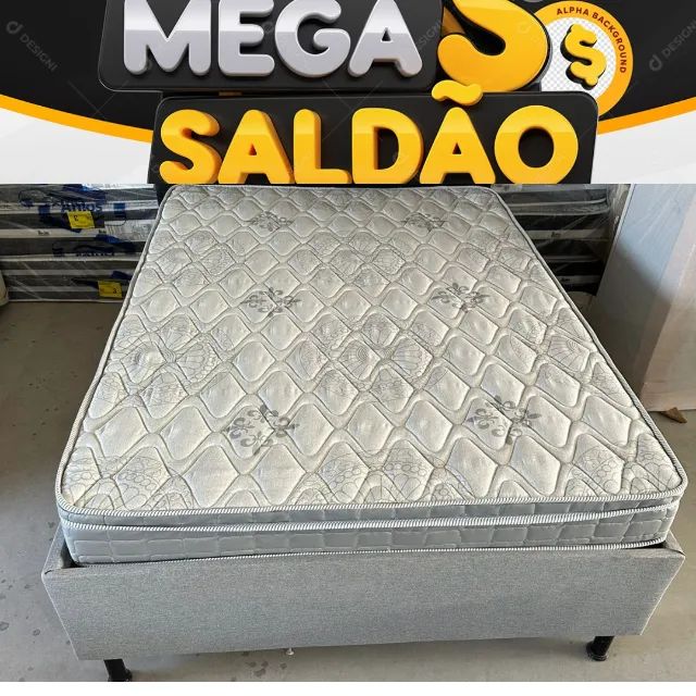 Base box casal + colchao d33 promoção