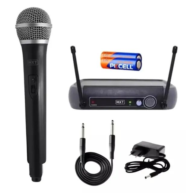 MICROFONE UHF SEM FIO DE MAO, FREQ.: 687.6MHZ - MOD.: UHF-202/R201 - Foto 3