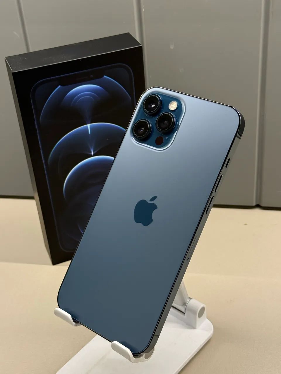 iPhone 12 Pro Max 128gb Azul bateria 100% Semi Novo | Loja Física