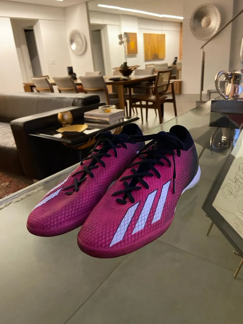 Chuteira Adidas X Speedportal.3 TF - Rosa