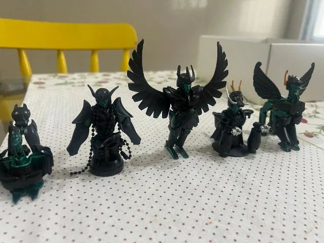 Kit Bonecos Cavaleiros Negro - Bandai Original E Raro - Foto 3
