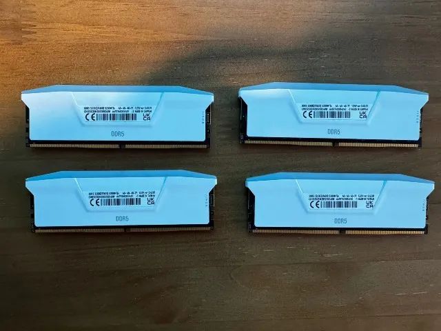 64GB Corsair Vengeance RGB White DDR5 5200MHz (4x 16GB) - Foto 6