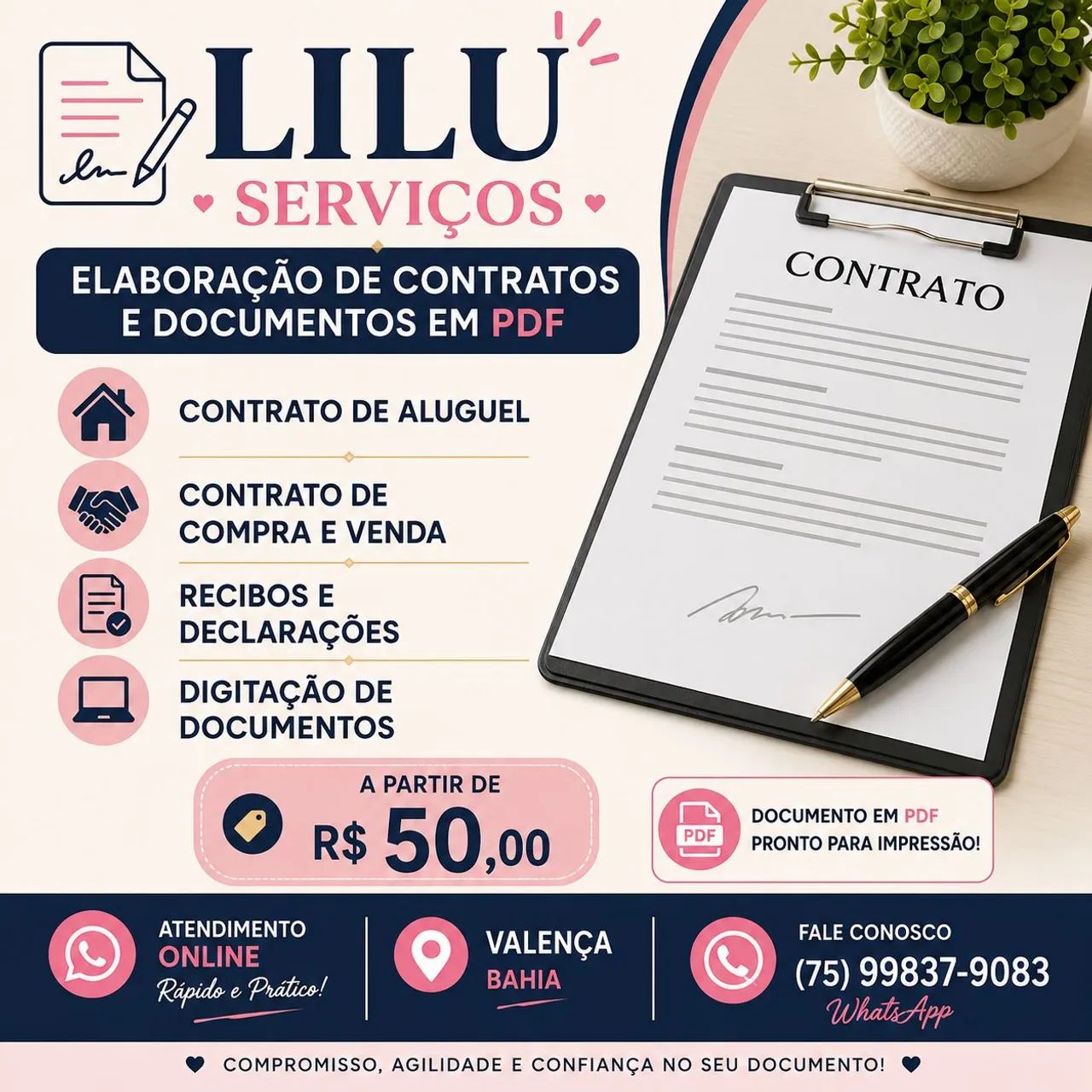 Elaboração de Contratos e Documentos em PDF