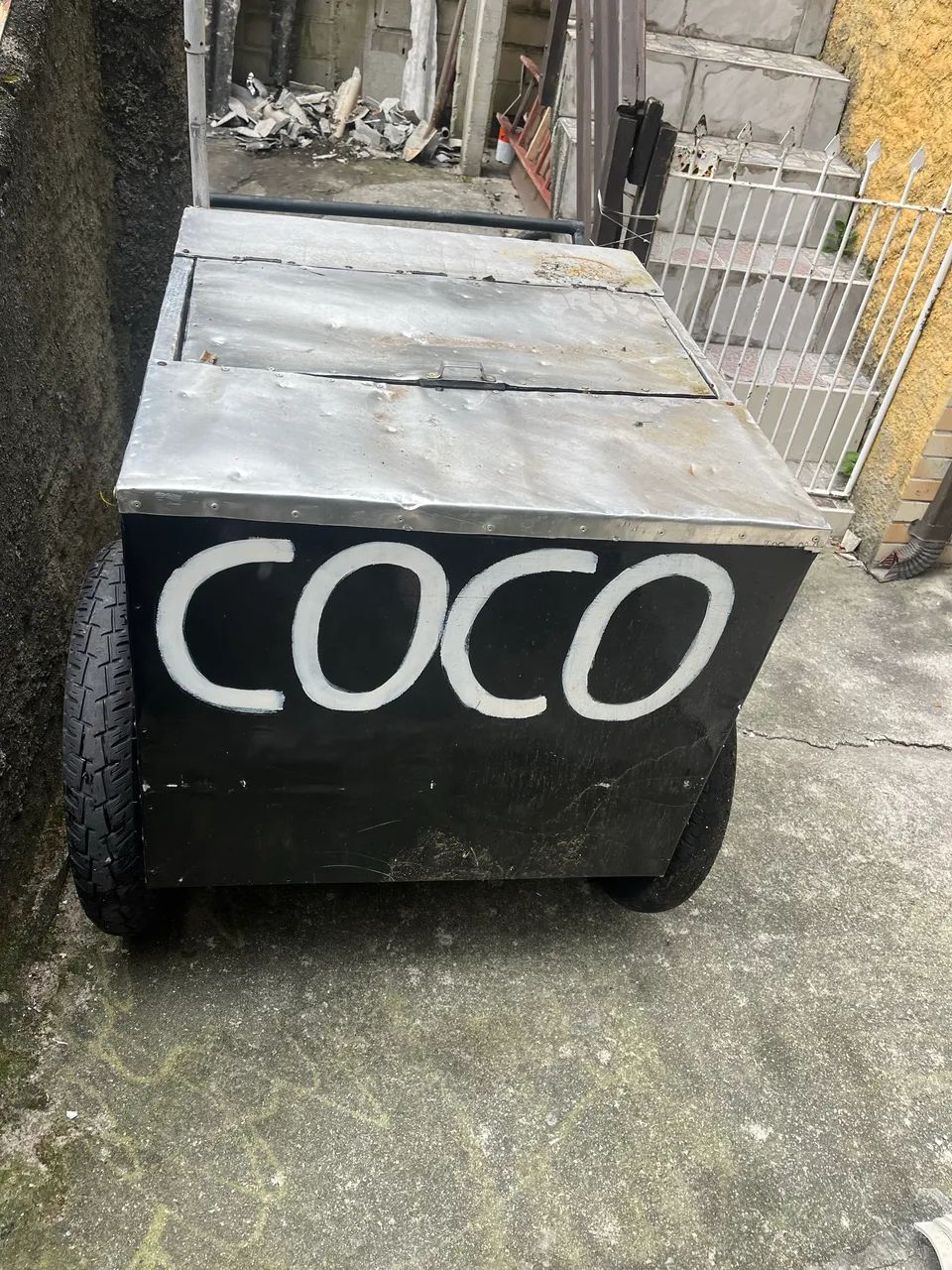 Carrinho de coco para praia  - Foto 4