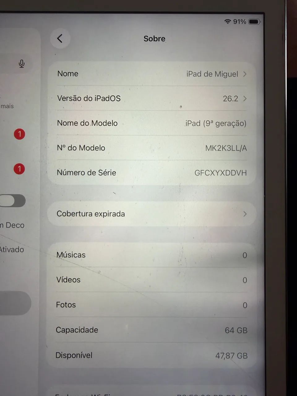 iPad 9 geração  - Foto 5