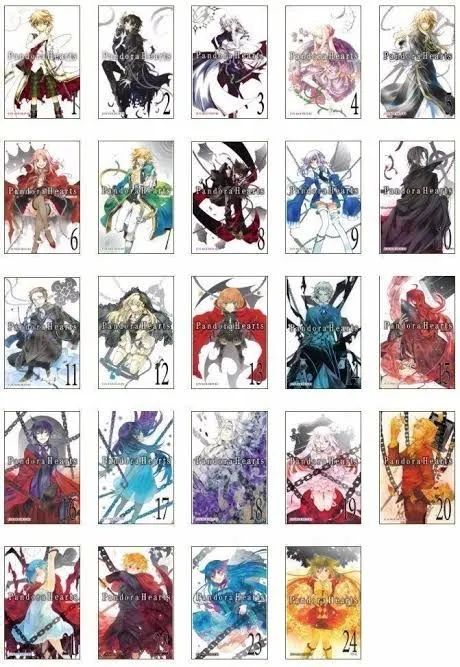 Mangá Pandora Hearts completo 1 ao 24 - Livros e revistas