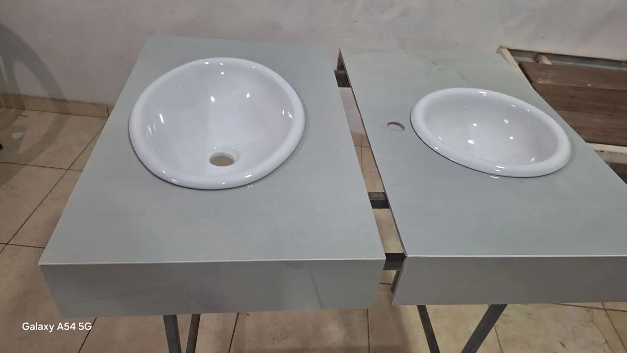 Bancada em Pocelanato. 