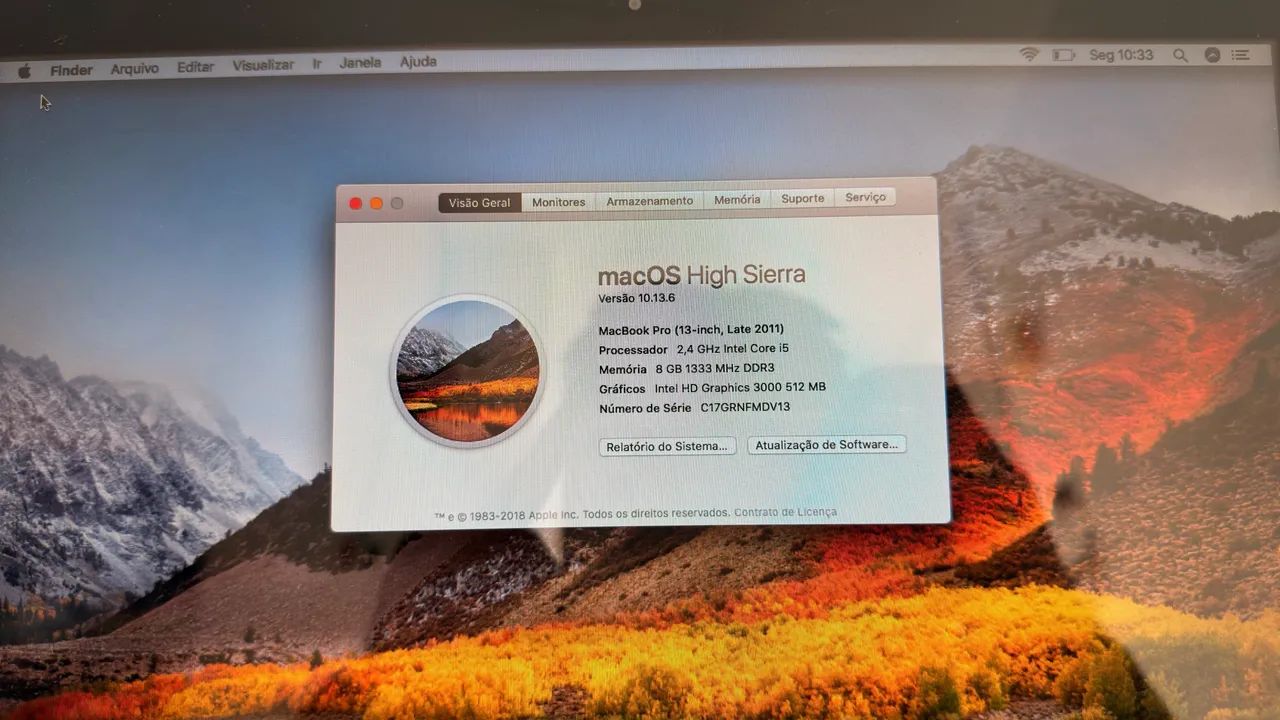 MacBook Pro 2011 | 8 GB RAM | SSD 500GB | Tela de 13? pol - Foto 4