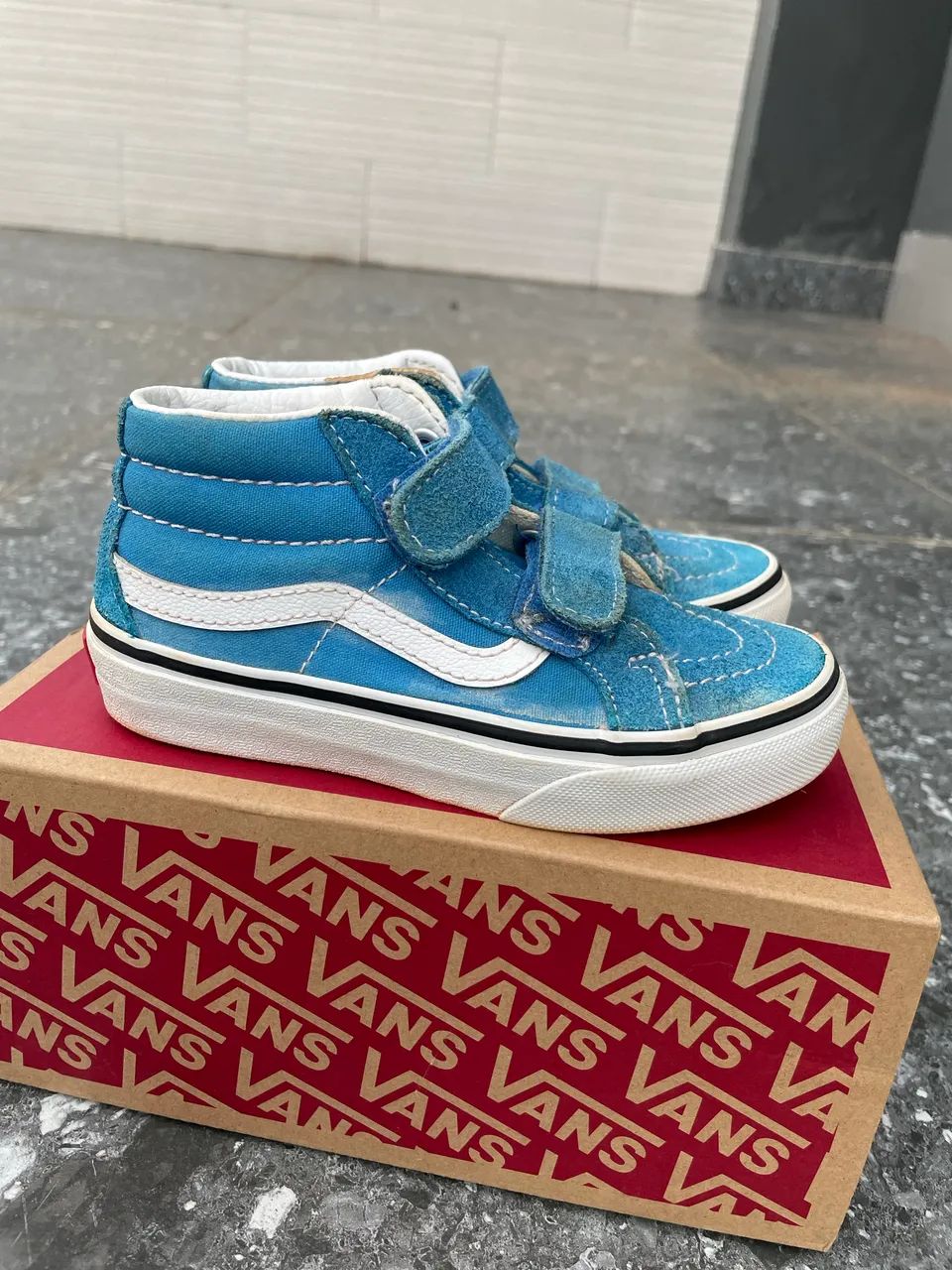 Tênis Vans Sk8-Hi Mid Infantil tam 27 ORIGINAL  - Foto 4