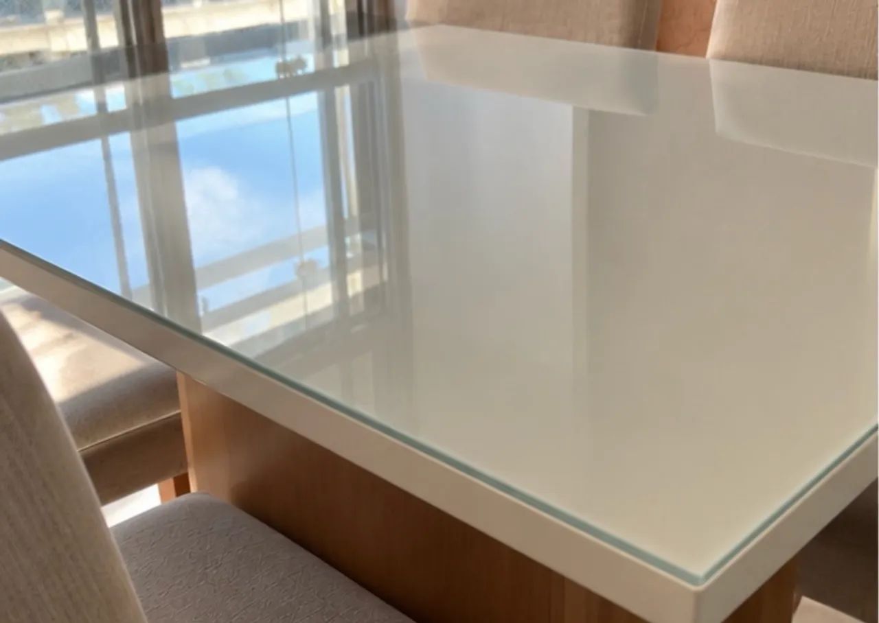 Mesa de jantar com 4 cadeiras estofadas Mobly - Foto 3