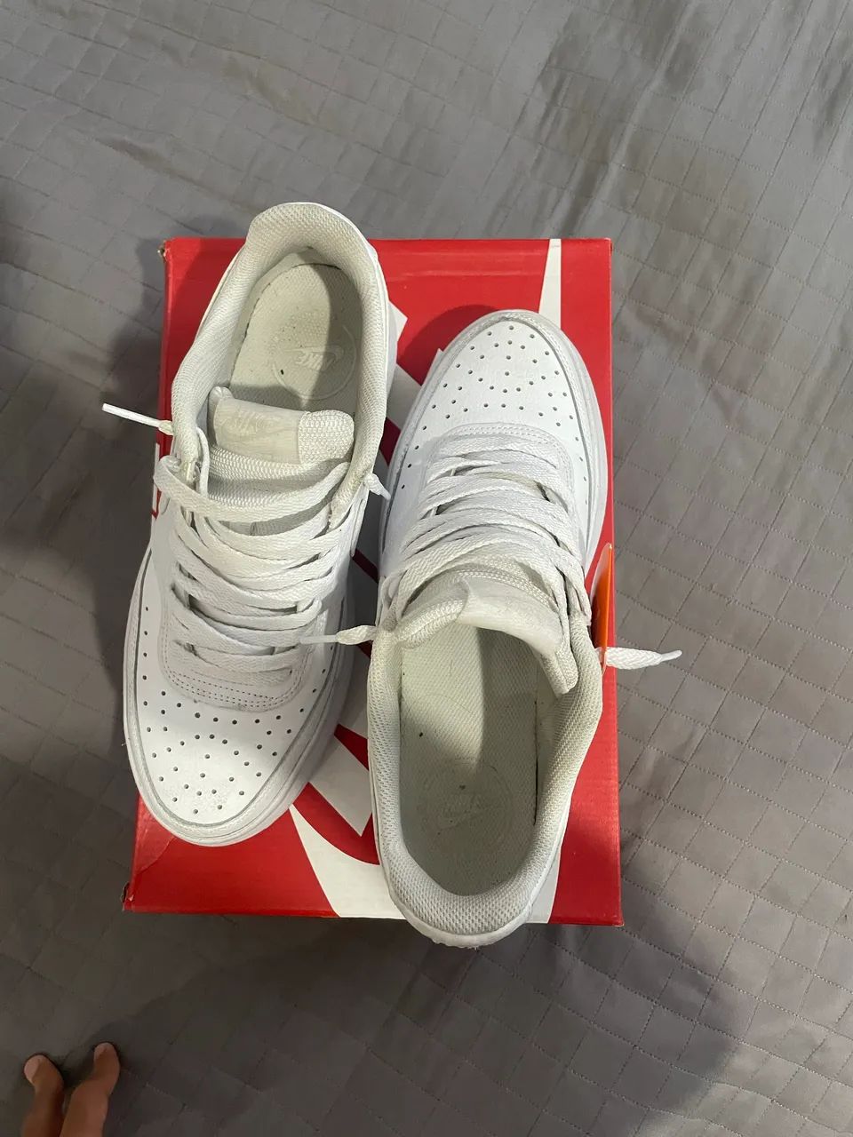 Tênis Nike Curt Vison alta branco 39 - Foto 4