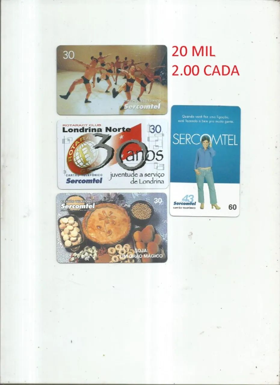 CARTOES FELEFONICOS PARA COLECIONADORES SERCOMTEL  - Foto 4