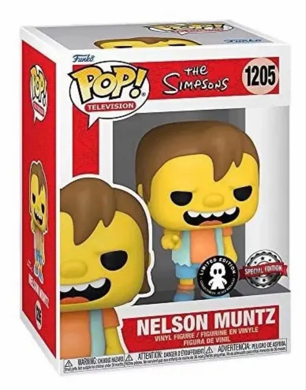 funko pop the simpsons nelson muntz 1205