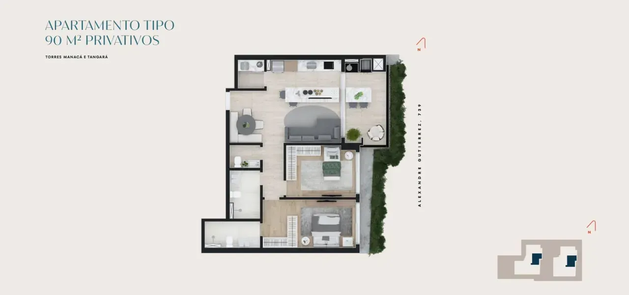 PLANTA 90m²