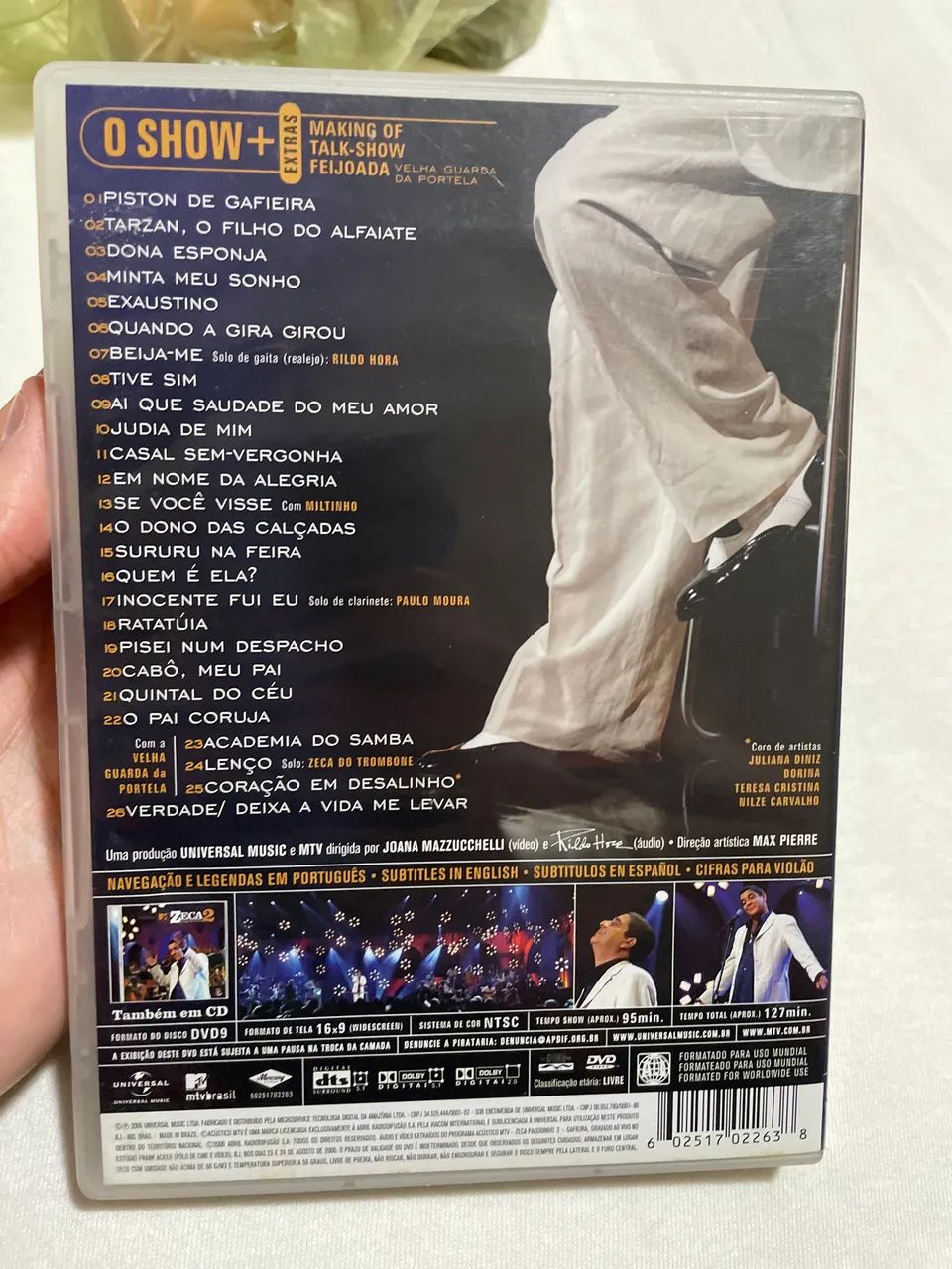 DVD Zeca Pagodinho 2 Gafieira acústico  - Foto 2