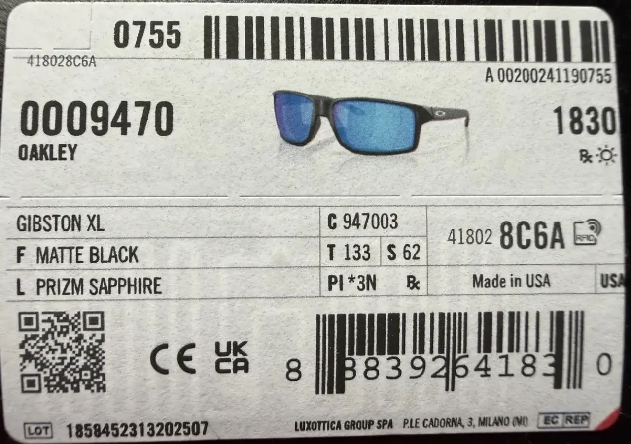 Óculos Oakley Gibston Matte Prizm Sapphire  - Foto 4