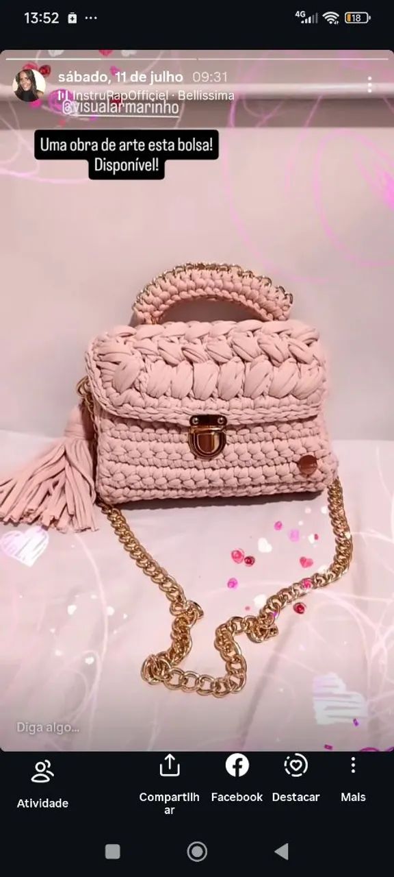 Bolsa de crochê 